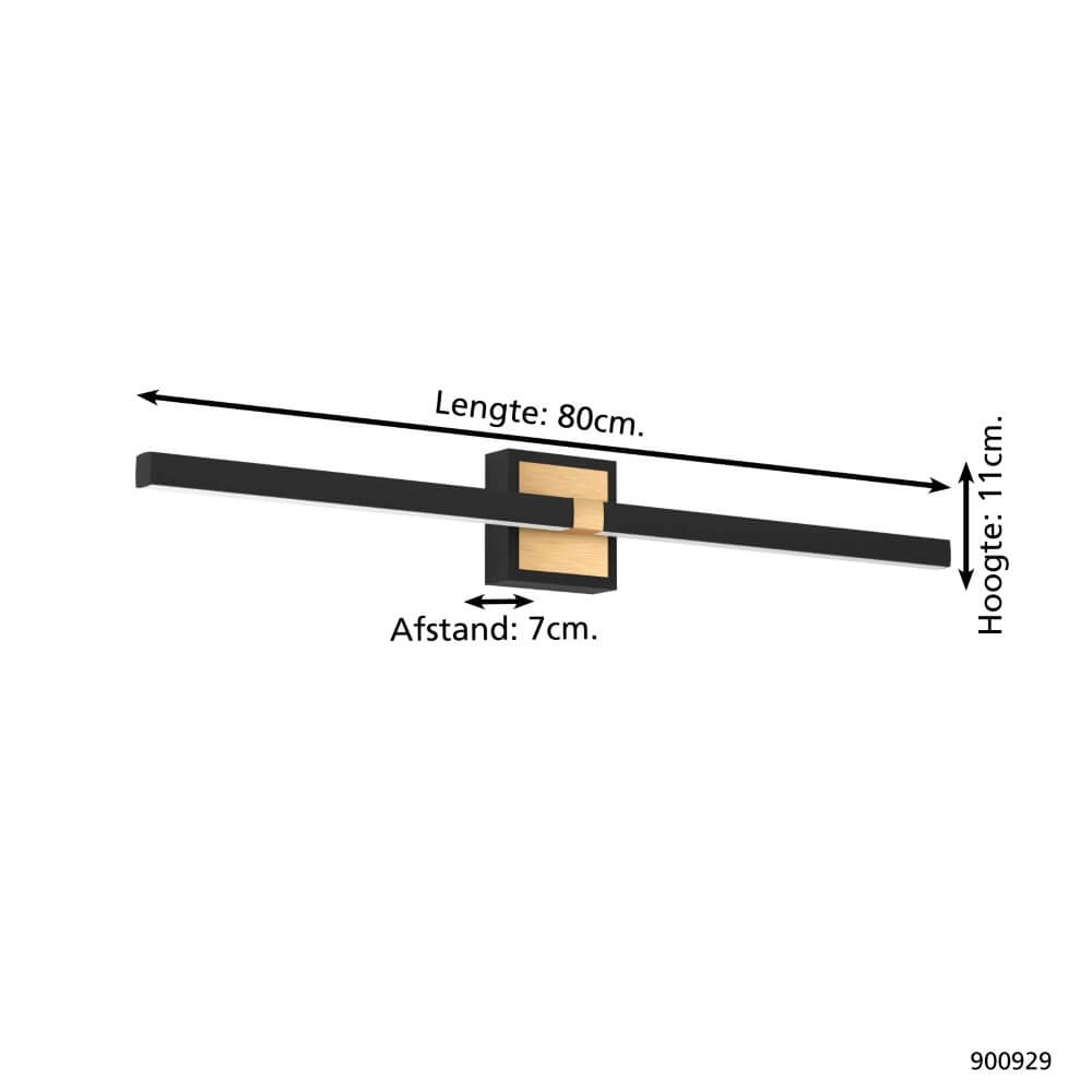 Bathroom Wall Lamp Peguera 80cm Eglo 9008606274994