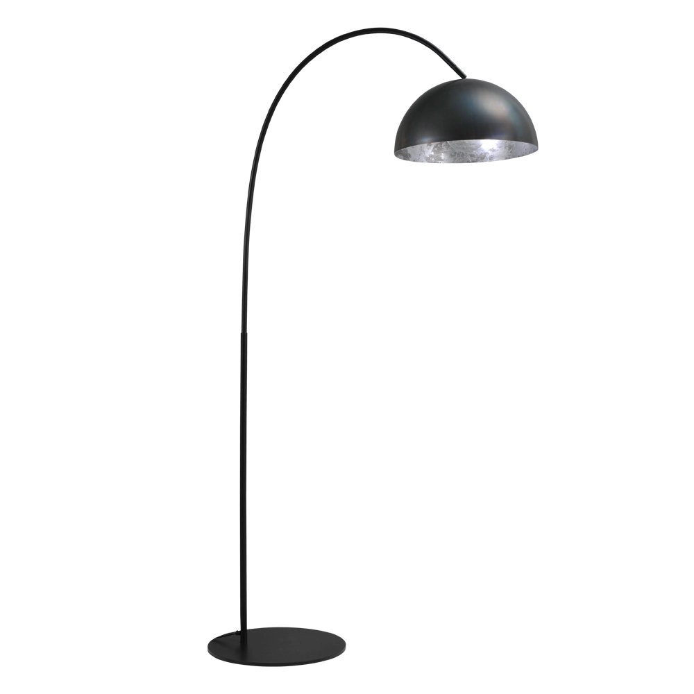 Floor lamp Industria 186 gunmetal with silver
