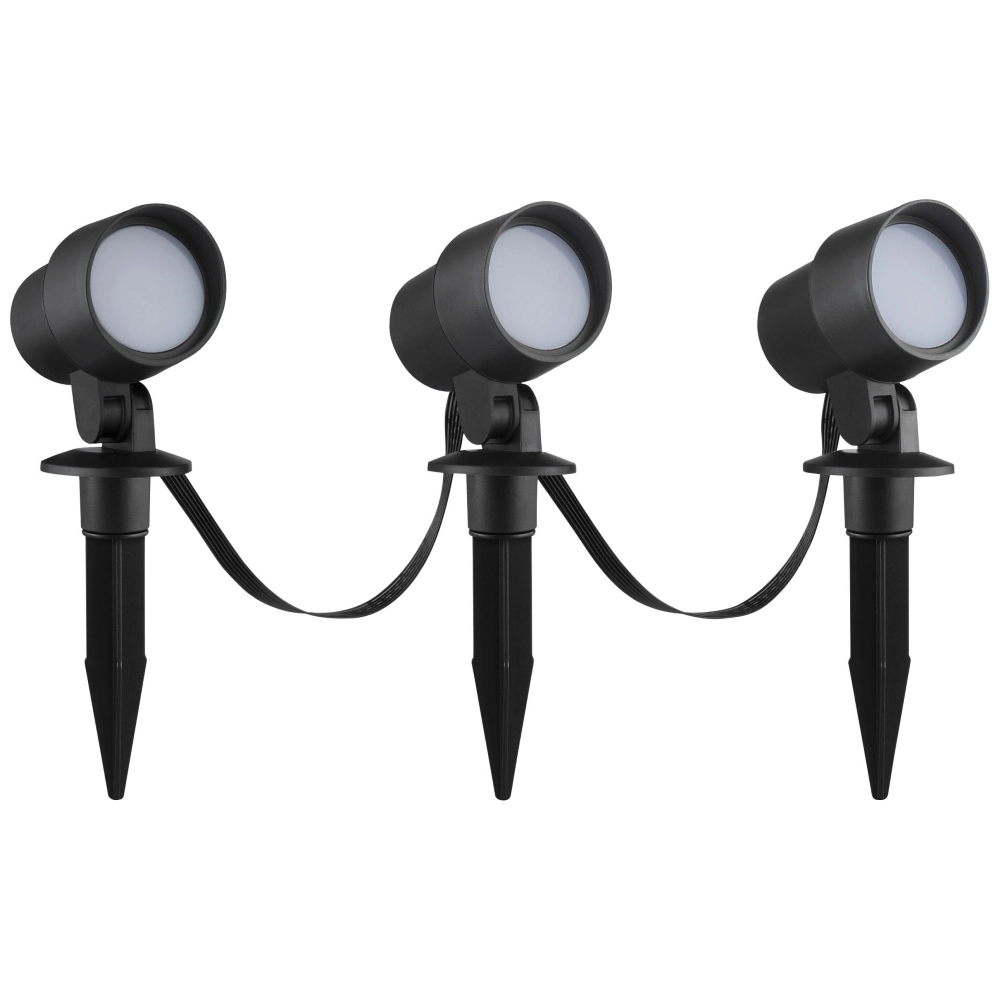 Smart spike light set Kamara RGB - 3 pieces - 3 meter cord and plug Brilliant 4004353453717