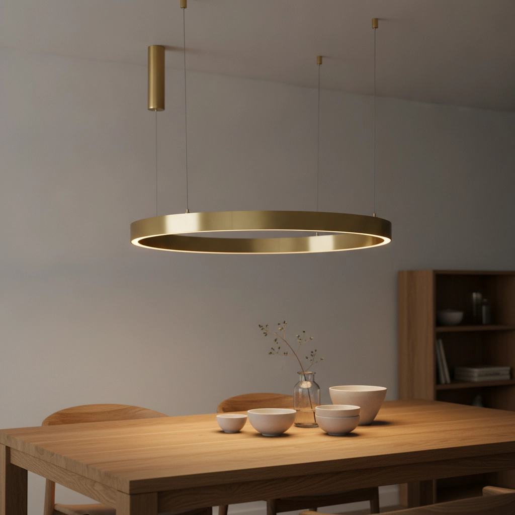 Design pendant lamp Sting gold Ø 100cm