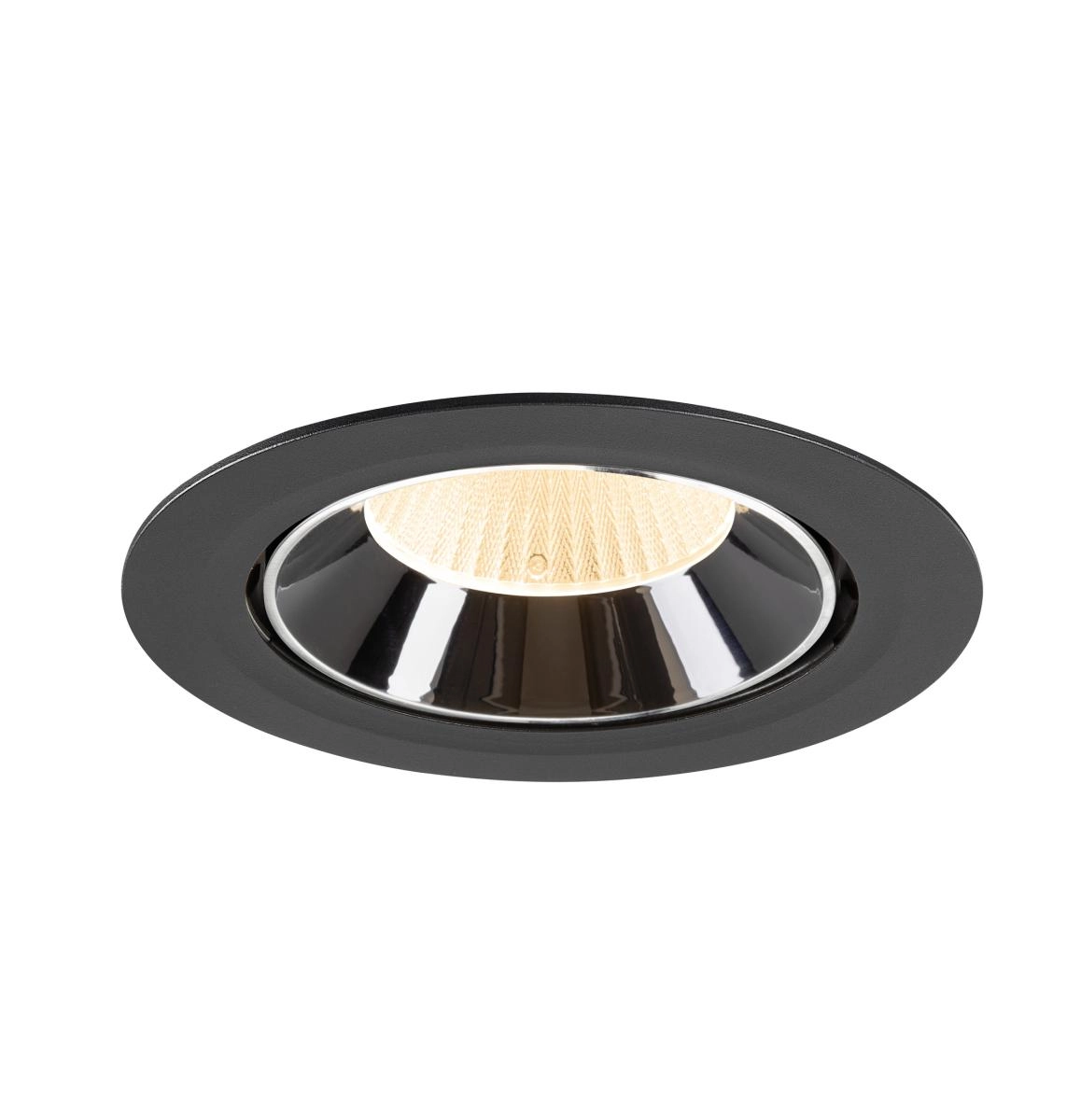 Recessed spotlight Numinos Gimble XL black/chrome 2700K - 40deg SLV 4024163308854