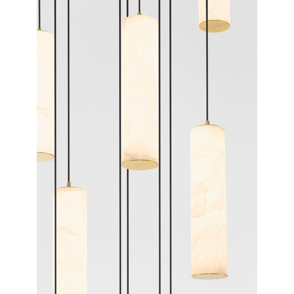 Pendant lamp Diletto Gold with white 12-lights Lyora 5212063503243