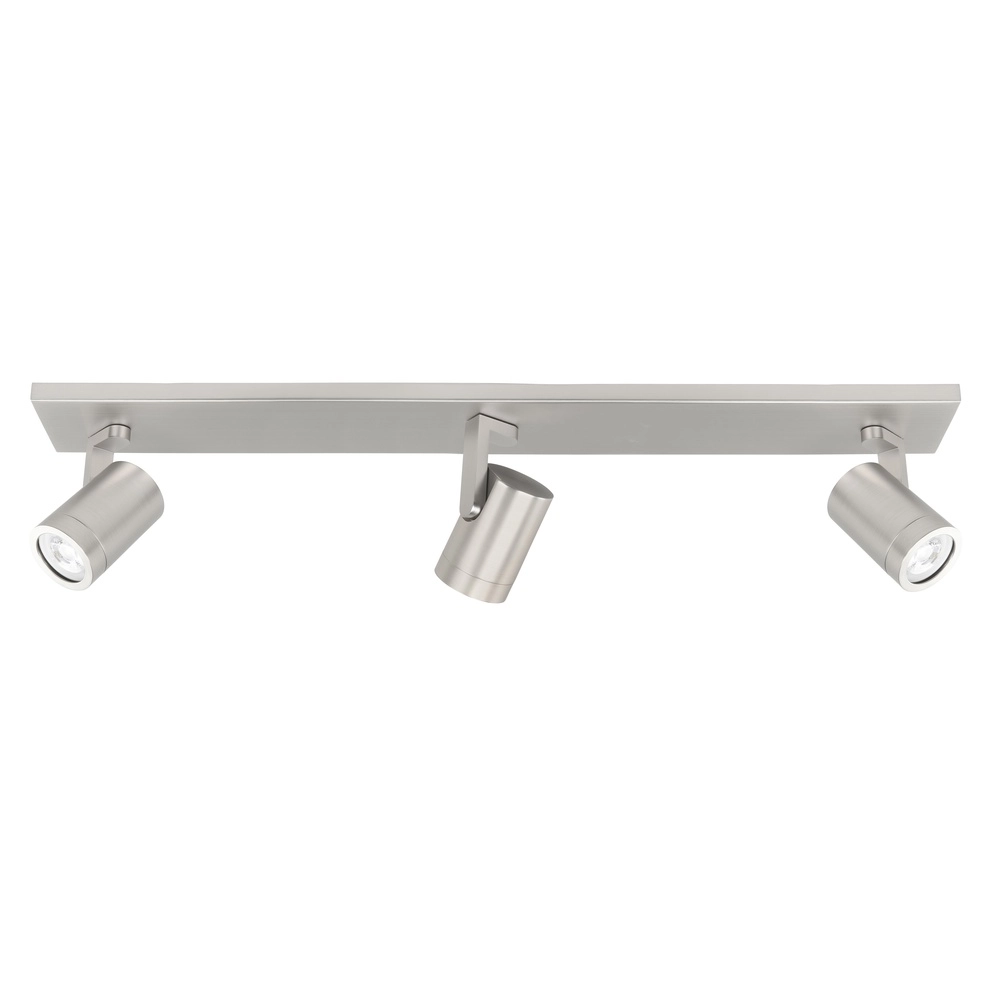 Surface-mounted spot Halo Spot nickel 3-light straight