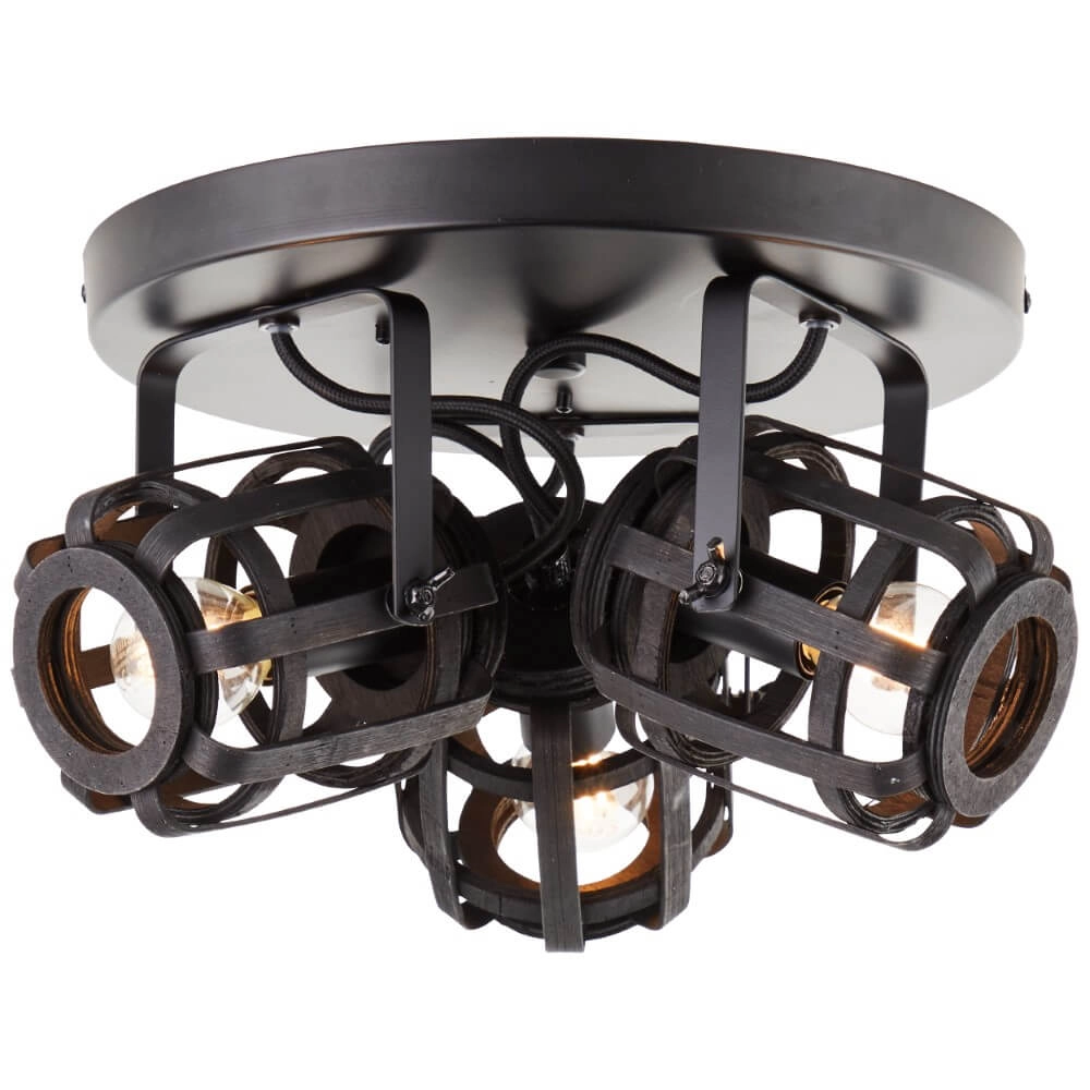 Spots Woodrow 3-light antique black