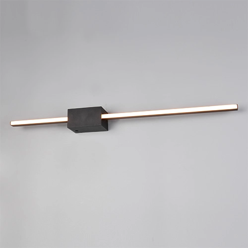 Modern wall lamp Cassino black 70.5cm Trio 4017807683226