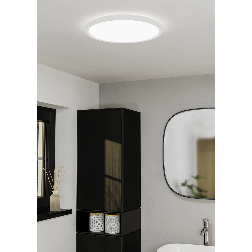 Bathroom ceiling light Rovito round - white - Ø 38,9cm Eglo 9008606329922