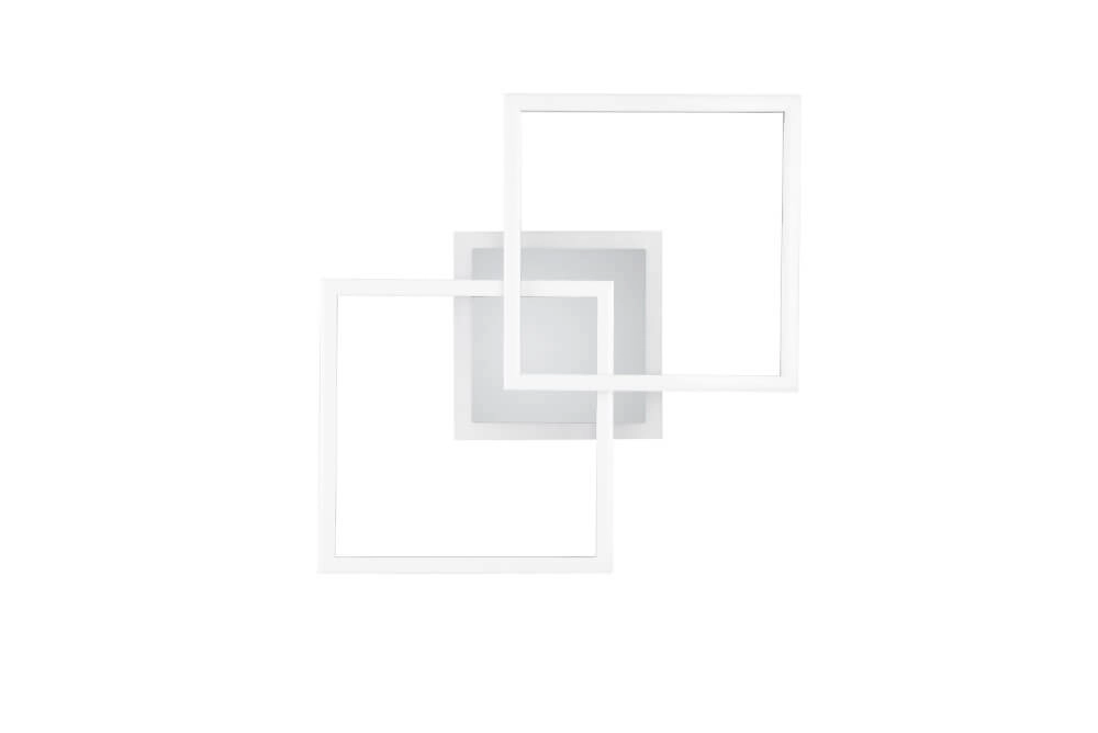LED ceiling lamp Venida dimmable 2-light chrome Trio 4017807521931
