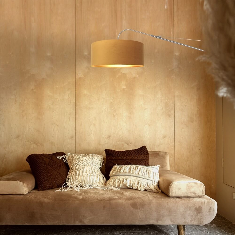 Wall reading lamp Elegant Classy with gold velvet Steinhauer 8712746146028