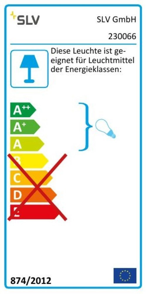 Outdoor lamp Vap Slim 60 SLV 4024163124607