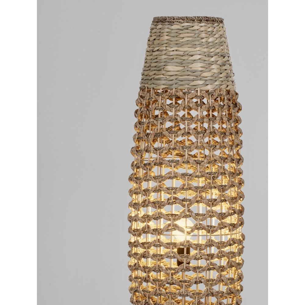 Floor lamp Anada brown Ø 33cm Lyora 5212017477484