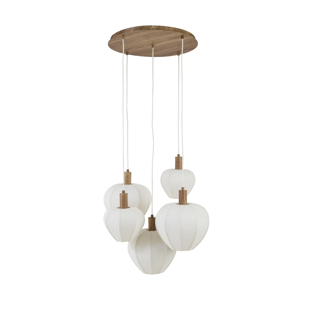 Japandi pendant lamp Huxi 5-light light Light & Living 8717807843441