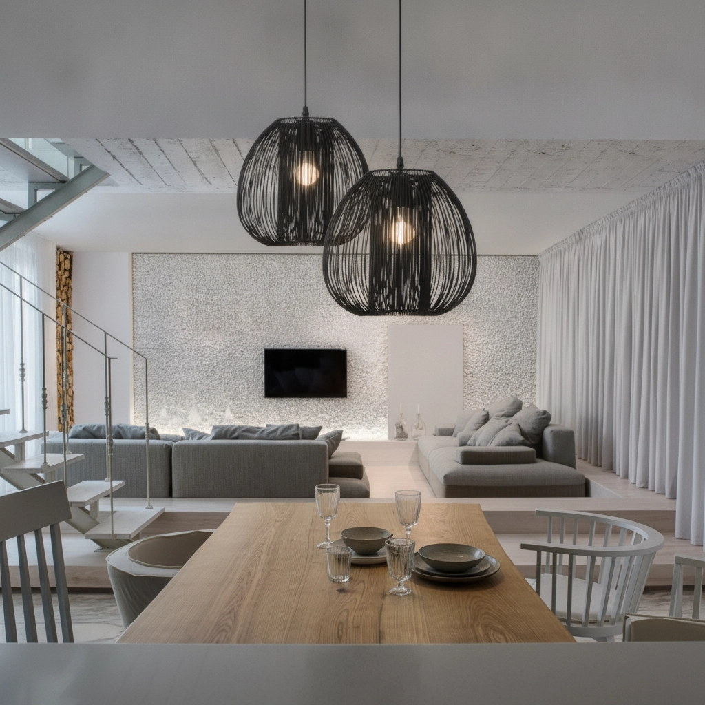 Pendant lamp Desire black