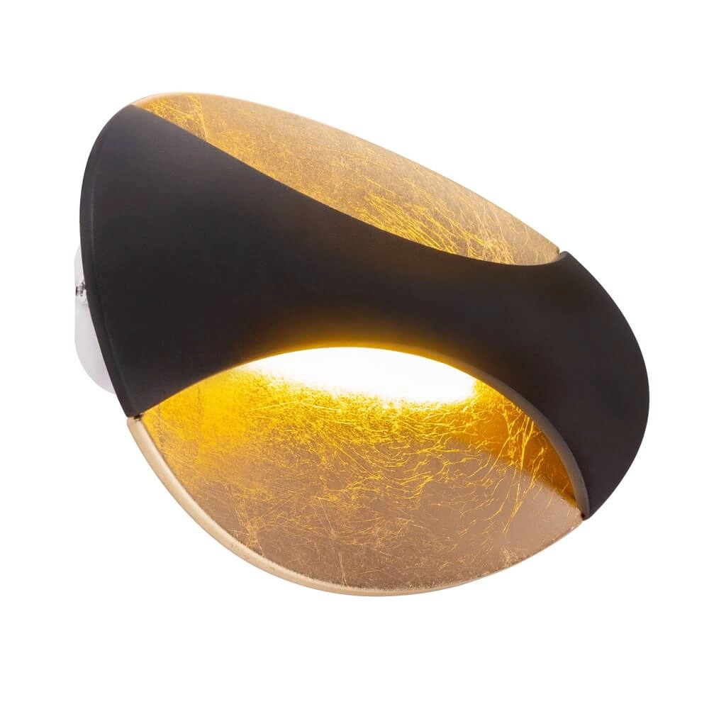 Design wall lamp Alexandra black with gold