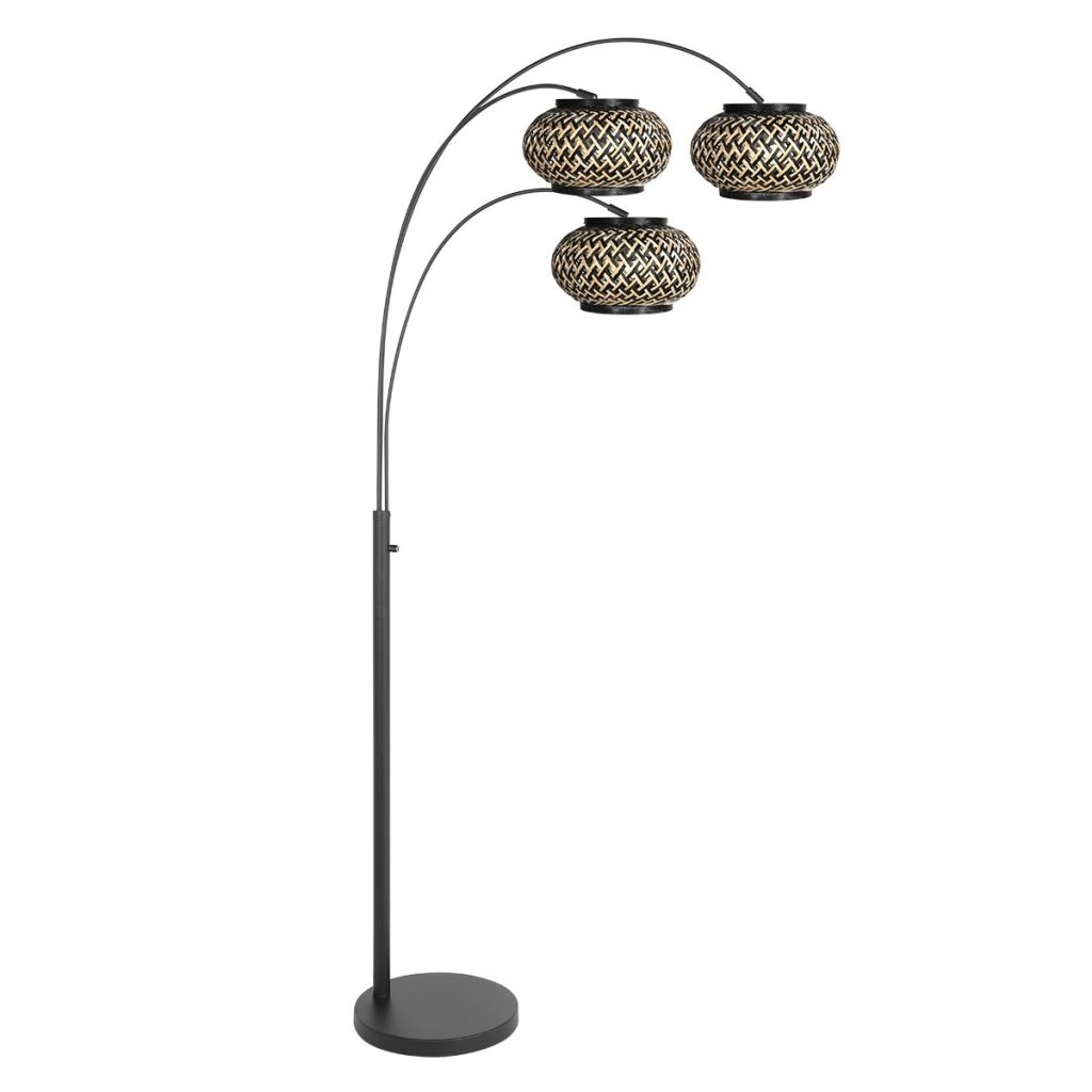 Floor lamp Nox Light with bamboo caps