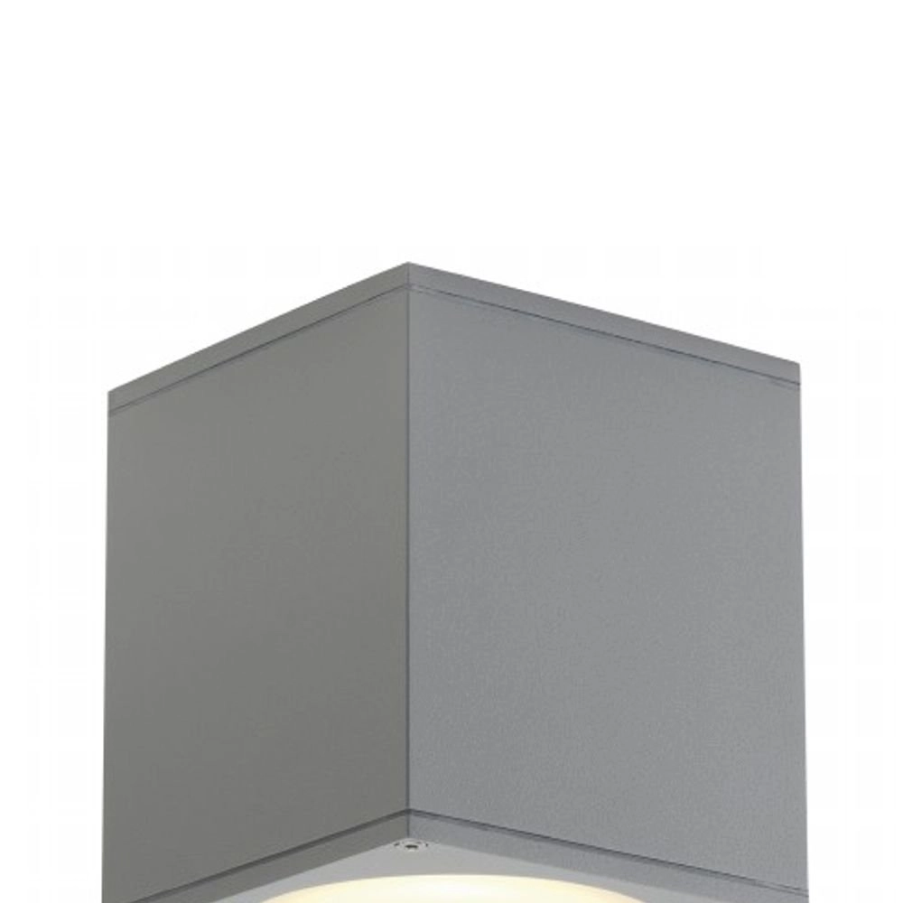 Porch spot Big Theo Ceiling Out GU10 15cm silver gray SLV 4024163112567