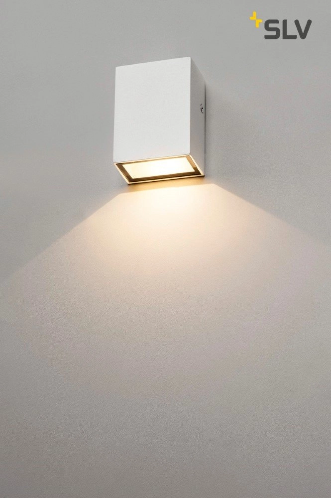 Square downlighter Quad 1 8.7cm white SLV 4024163129299
