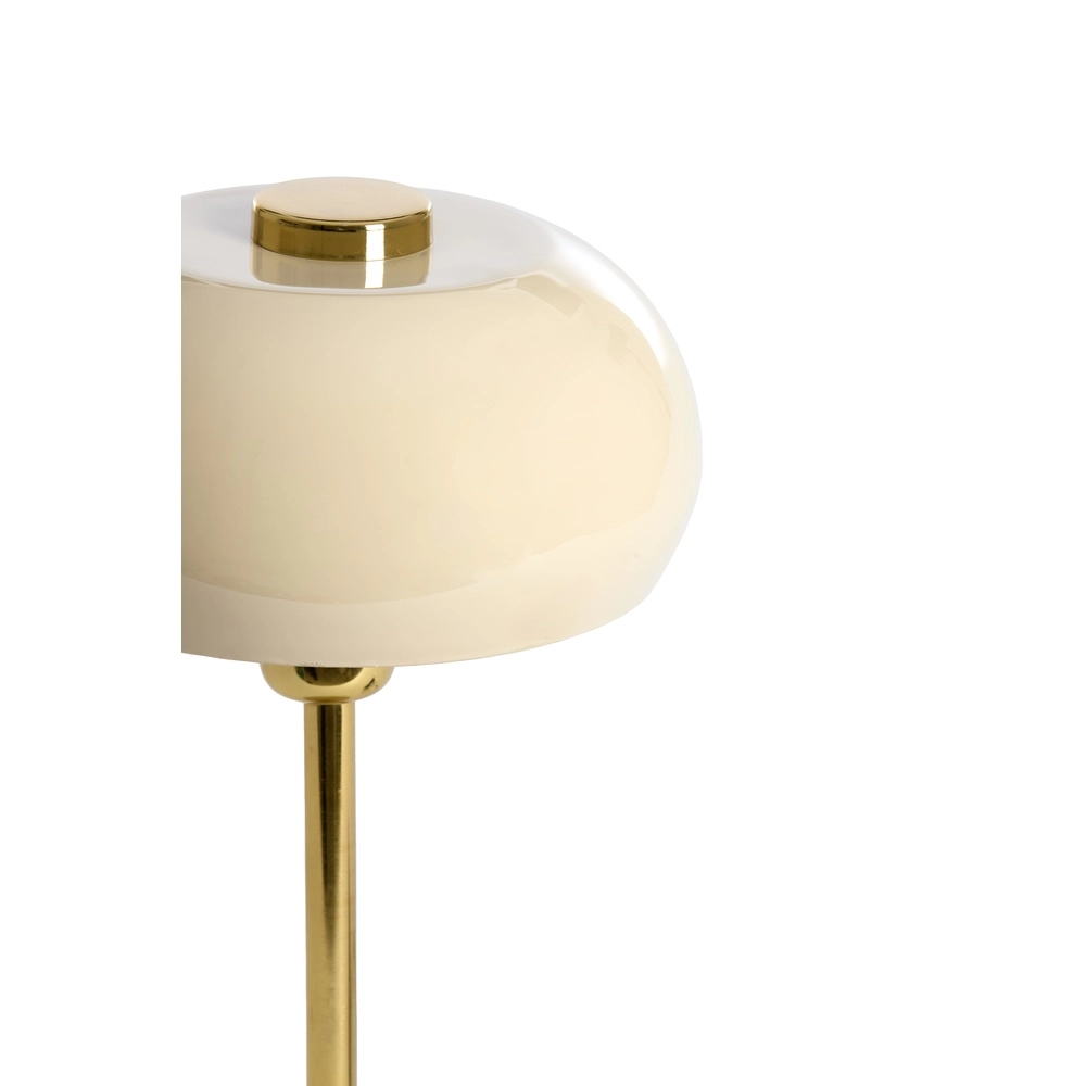 Table lamp Surin Ø 22cm - gloss grey with gold Light & Living 8717807740924