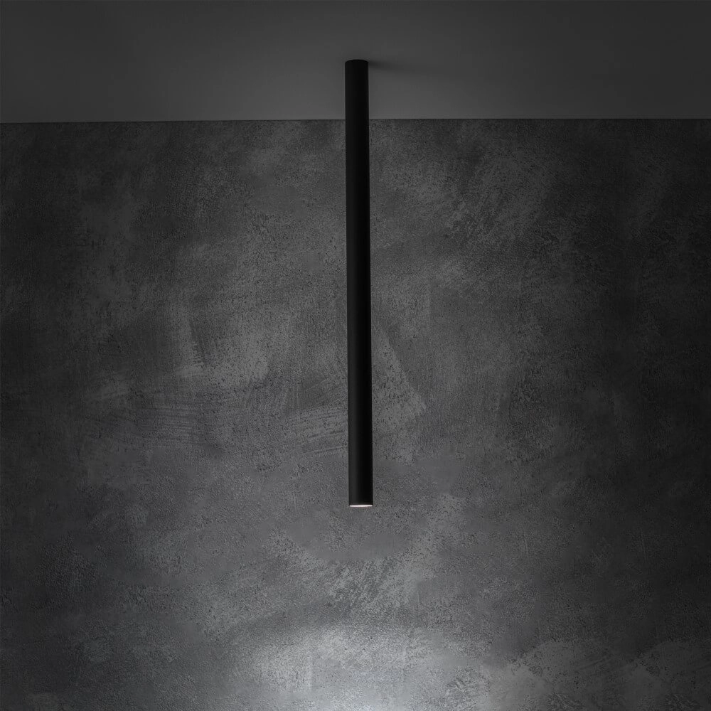 Long surface-mounted spotlight Fourty M 75cm - black Lyora 5903139108218