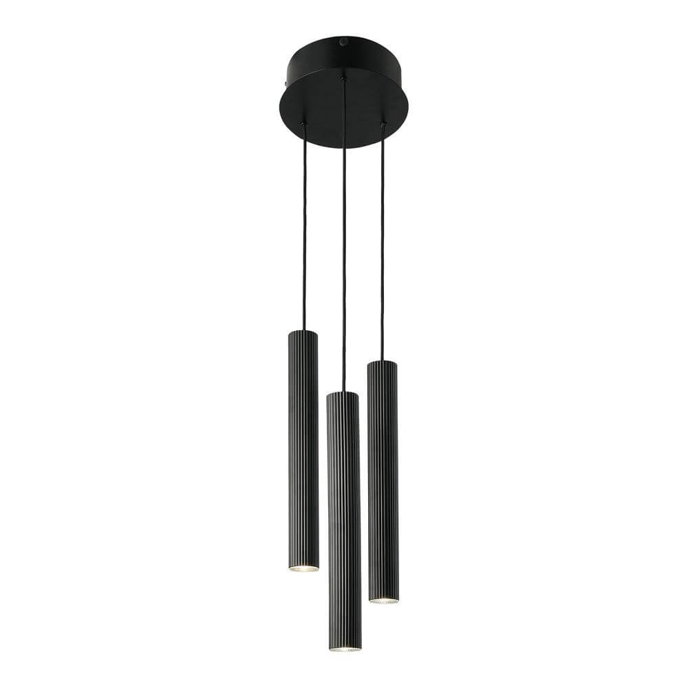 Design pendant lamp Vico black 3-lights