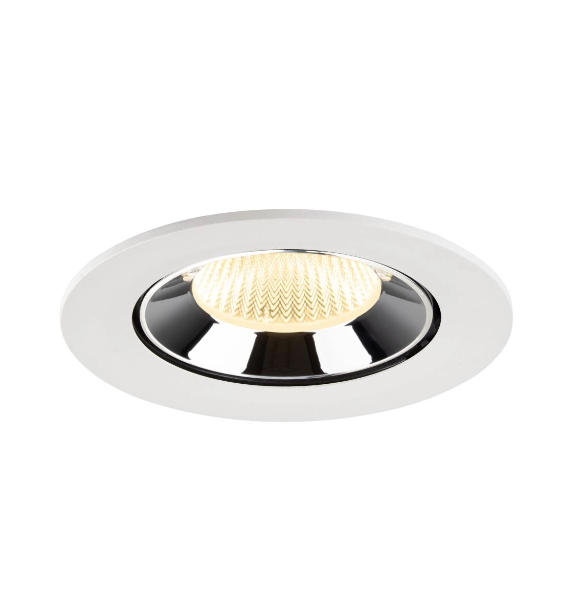 Recessed spotlight Numinos Gimble L white/chrome 3000K - 40deg SLV 4024163310192