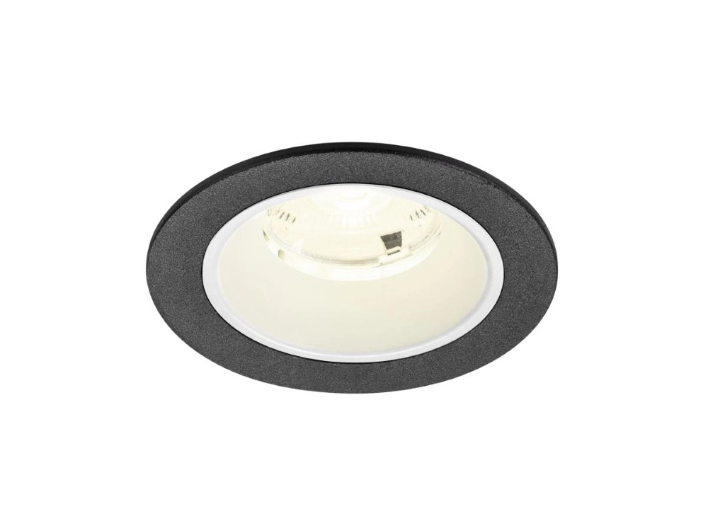 Recessed spotlight Numinos S black/white 4000K - 20deg SLV 4024163312844