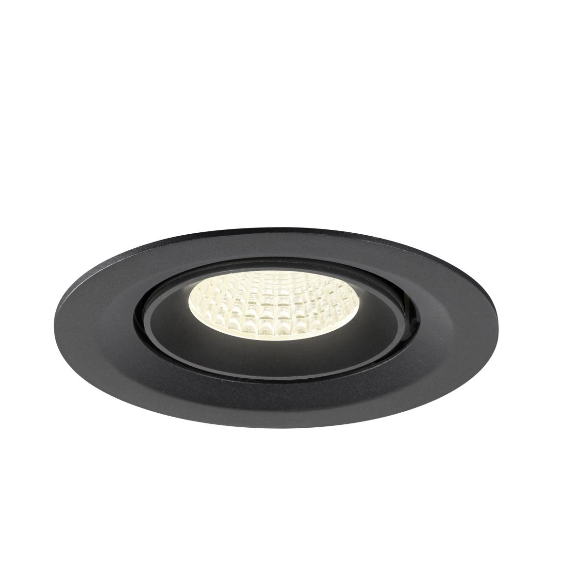 Recessed spotlight Numinos Gimble M black 4000K - 55deg SLV 4024163311717