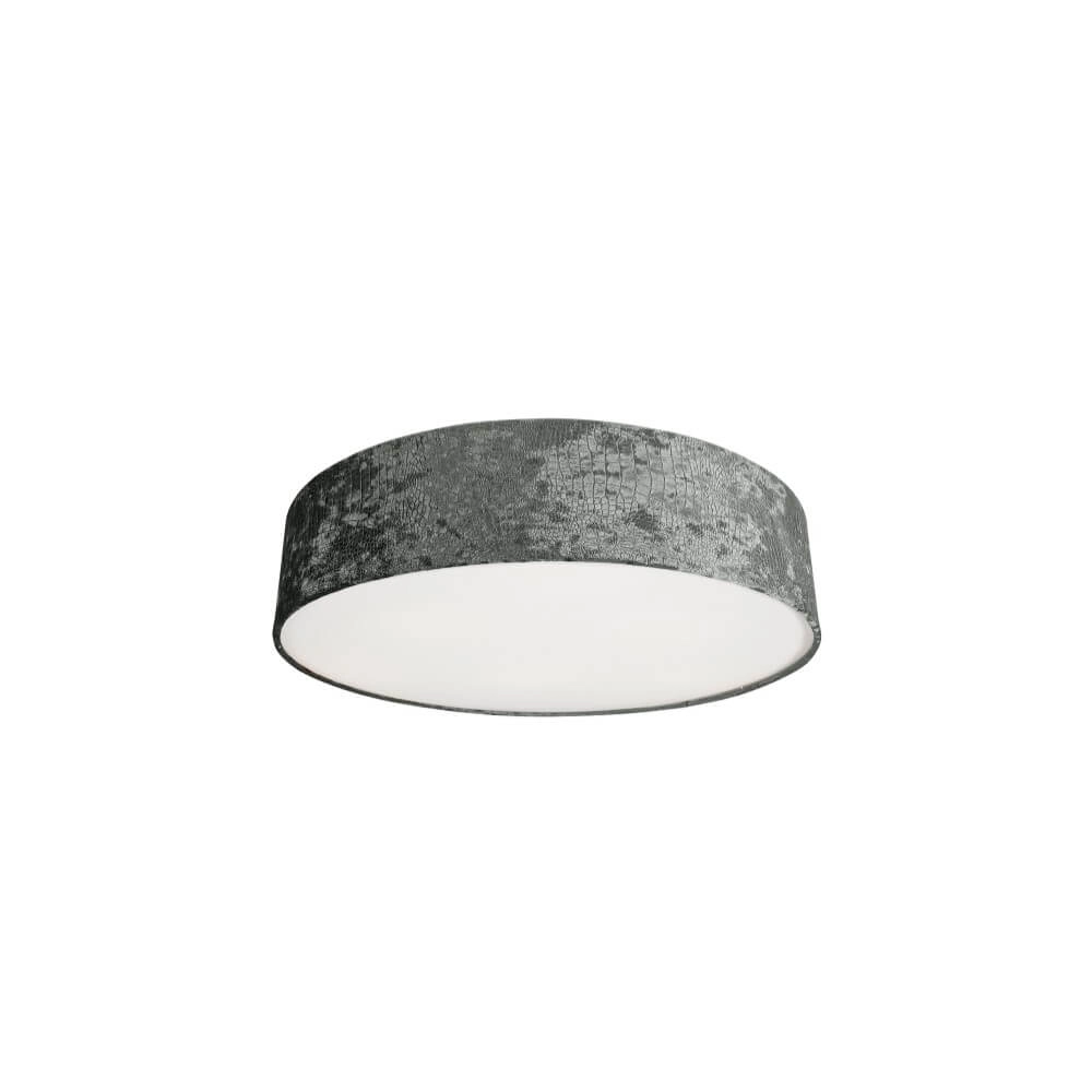 Velvet ceiling lamp Croco Ø 65cm