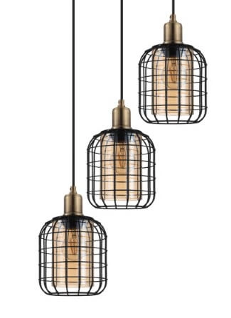 Vide pendant lamp Chisle 3-light Eglo 9002759434991