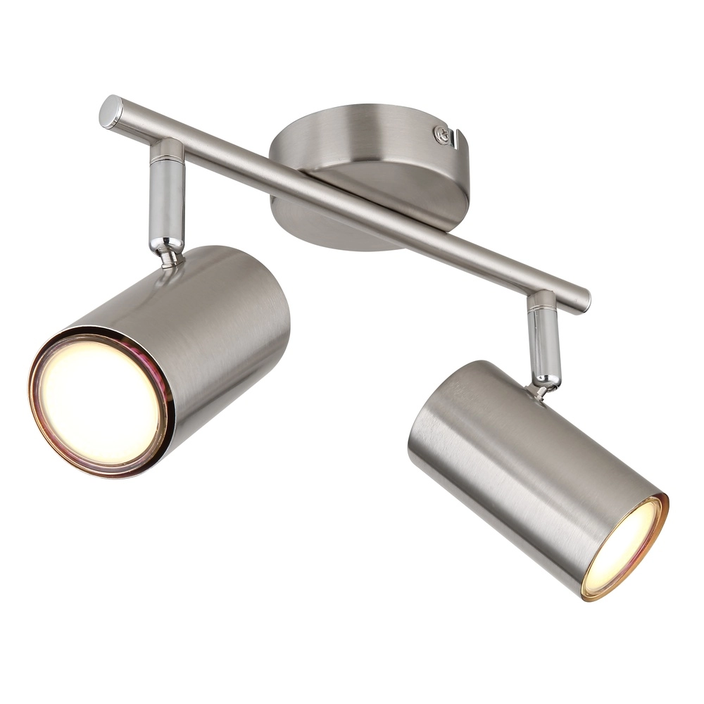 2-light ceiling lamp Allvi nickel