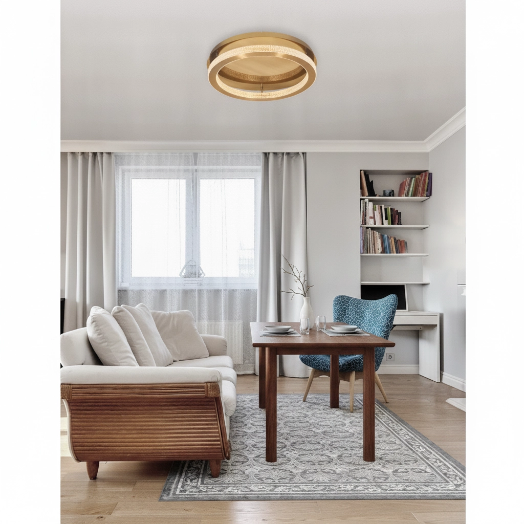 Ceiling lamp Fiore gold Ø 40cm