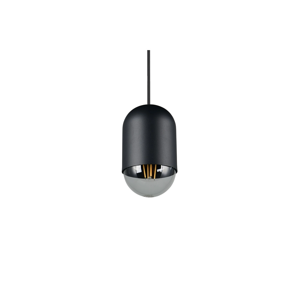 Unique pendant lamp Nara black Ø 10.5cm Trio 4017807661774