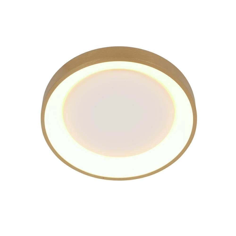 Ceiling lamp Ringlede design gold Ø 28cm Steinhauer 8712746171921