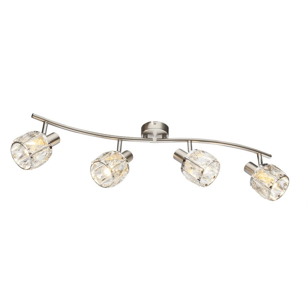 Ceiling lamp Kris 4-light nickel