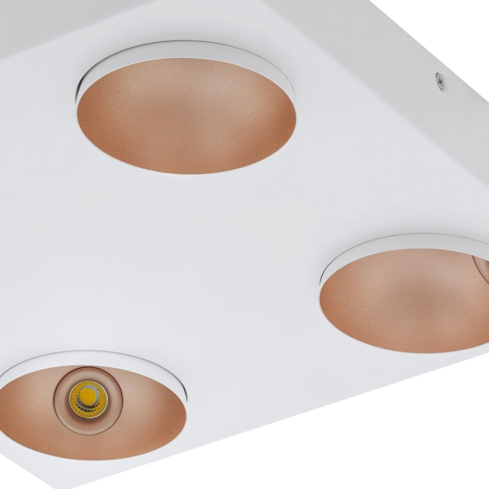 Square ceiling lamp Ronzano white Stars of Light 9002759393779