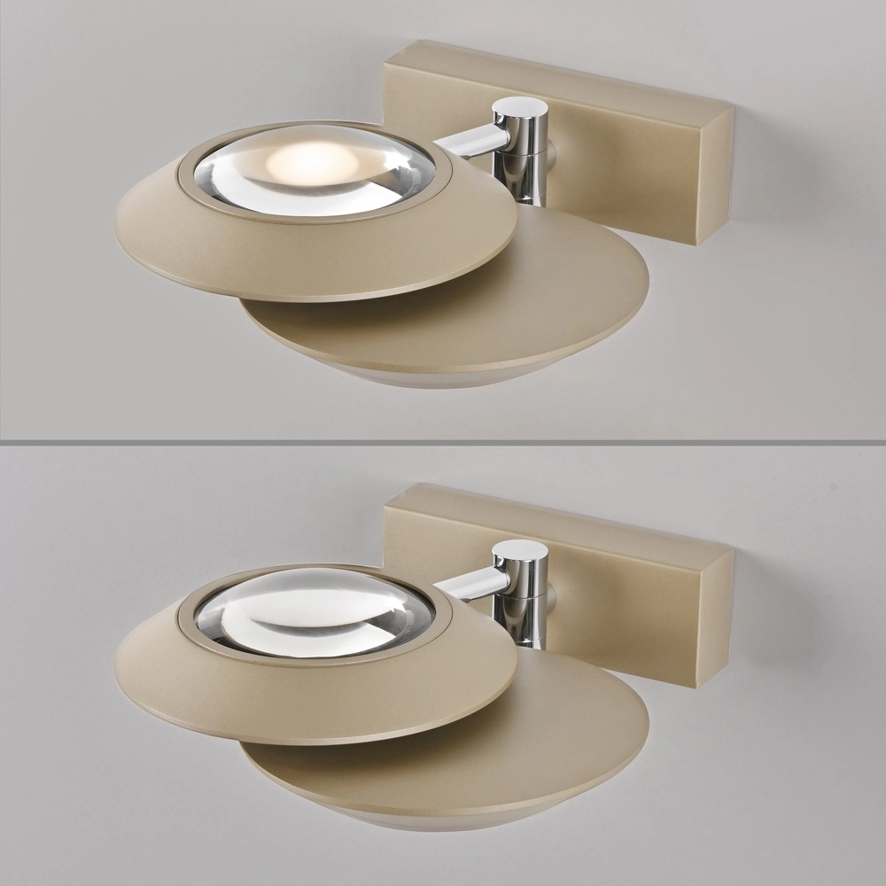 2L led wall light Pure Oculis Bronce Paul Neuhaus 4012248397039