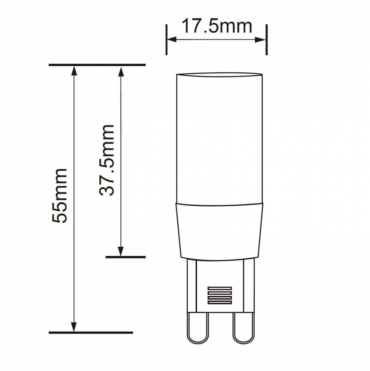 LED G9 - 3,3W - 450 lumen Dimmable Lyora 8716803510258