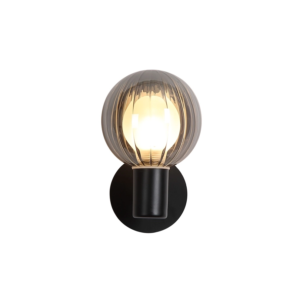 Wall lamp Luminsphere black single