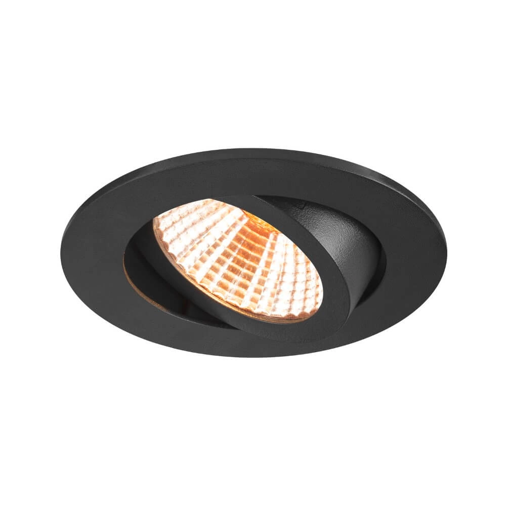 Round led spot New Tria 68 DTW black - 1800-3000K - 700lm - 38g SLV 4024163277433