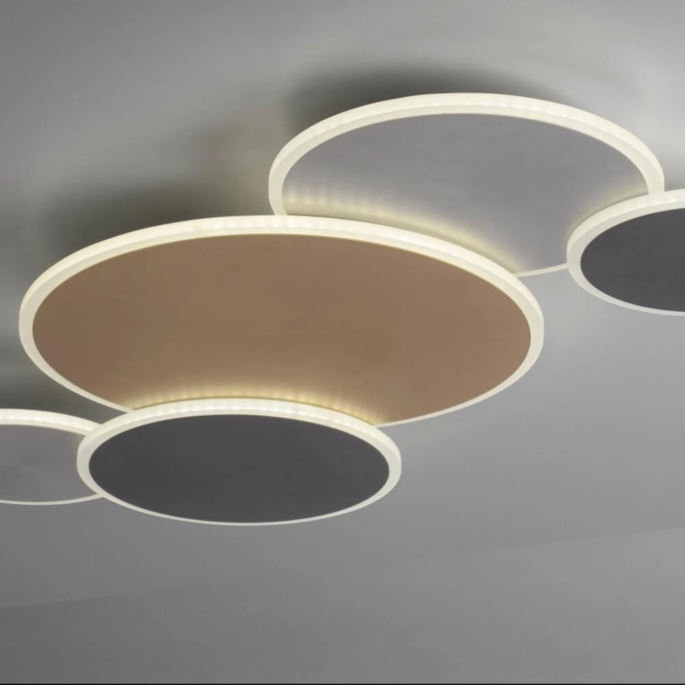 Design wall lamp Q-Piato 85cm Paul Neuhaus 4012248374528