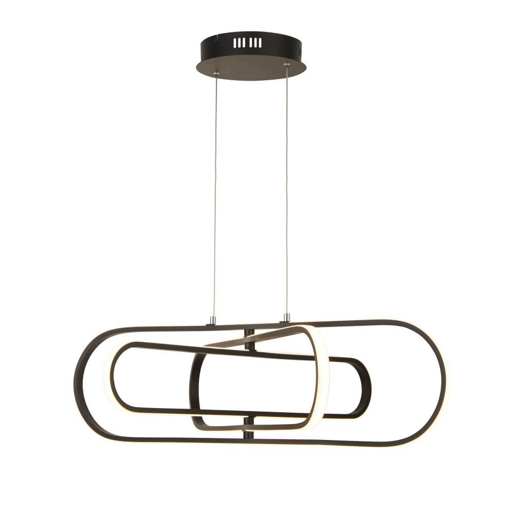 Sleek black pendant lamp Clip