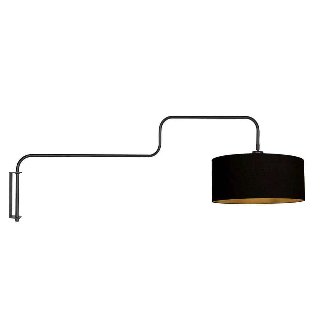 Wall lamp Bloeba black