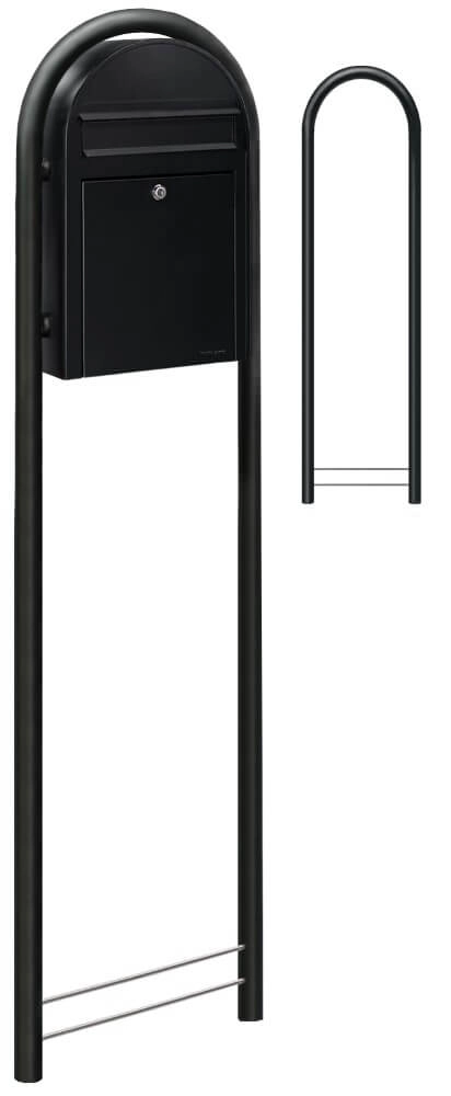 Mailbox Classic S st9005 Structure black Bobi 6417237039323