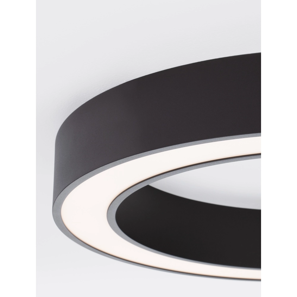 Ceiling lamp Morbido black Ø 60cm Lyora 5212017438584