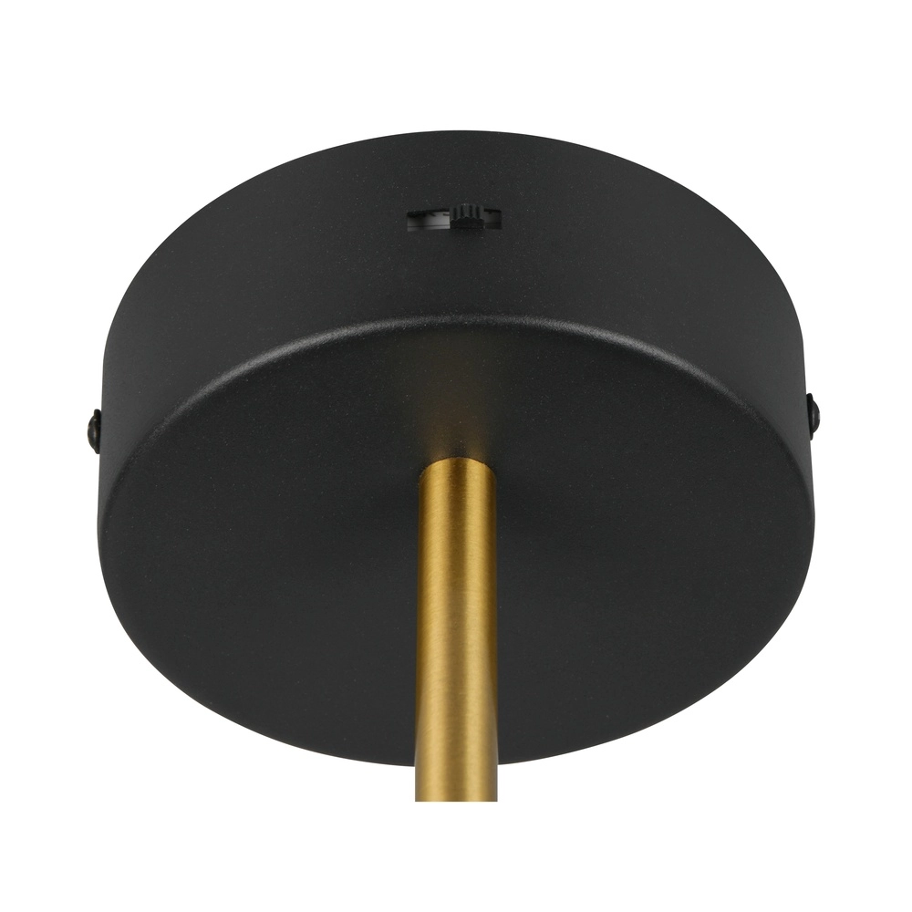 Modern wall lamp Keaton black with gold Trio 4017807655742