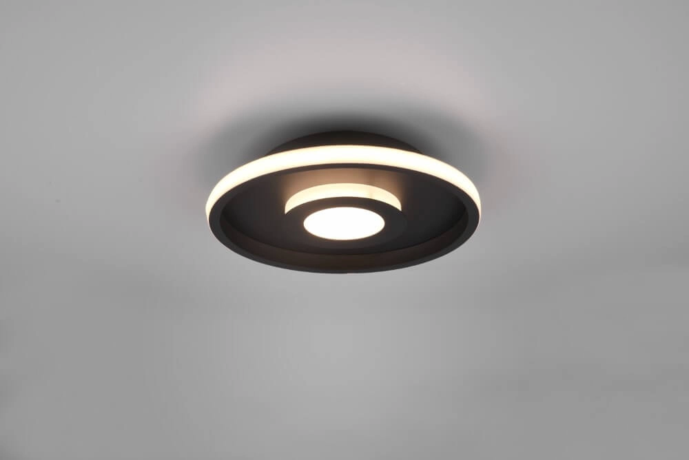 Ceiling lamp Ascari 30cm black Trio 4017807508512