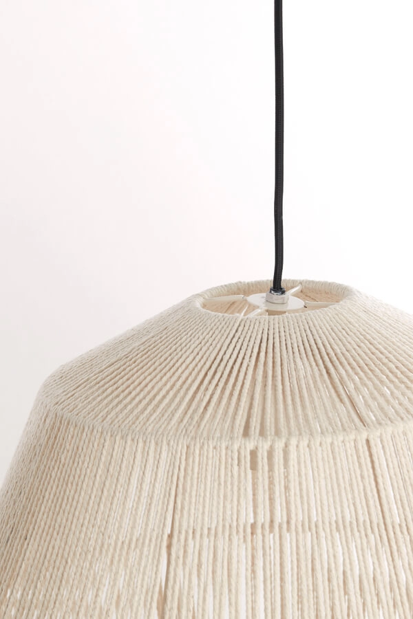 Scandinavian pendant lamp Deya cream Ø38cm Light & Living 8717807744953