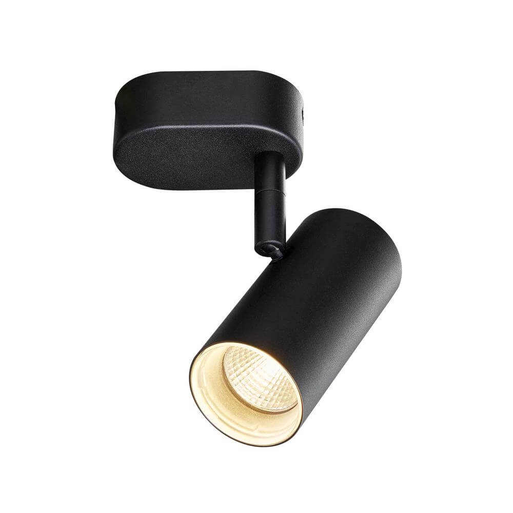 Surface-mounted spot Noblo black single 2700K SLV 4024163300322