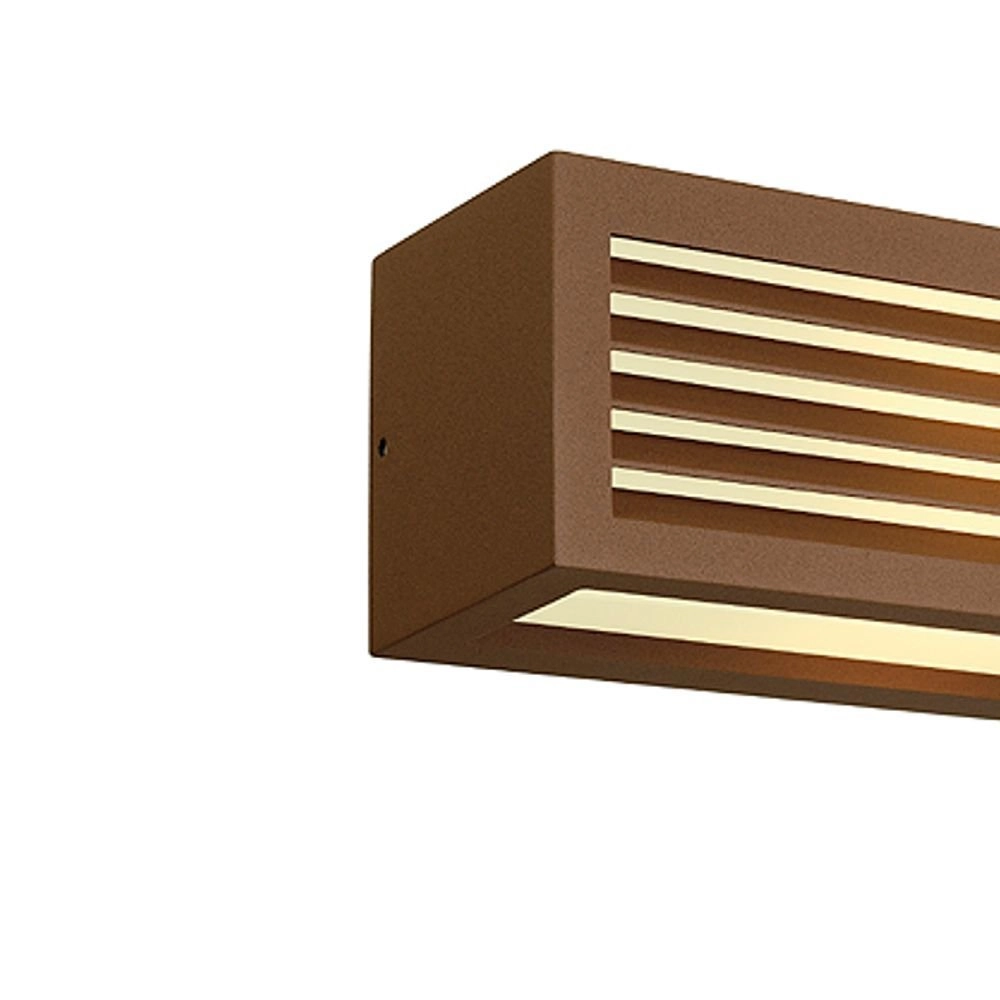 Outdoor lamp Box L E27 Rusty brown SLV 4024163129381