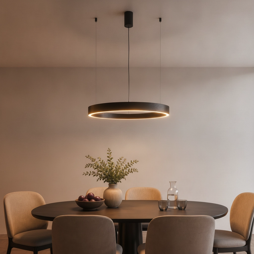 Pendant lamp Motif black Ø 60cm 3000K