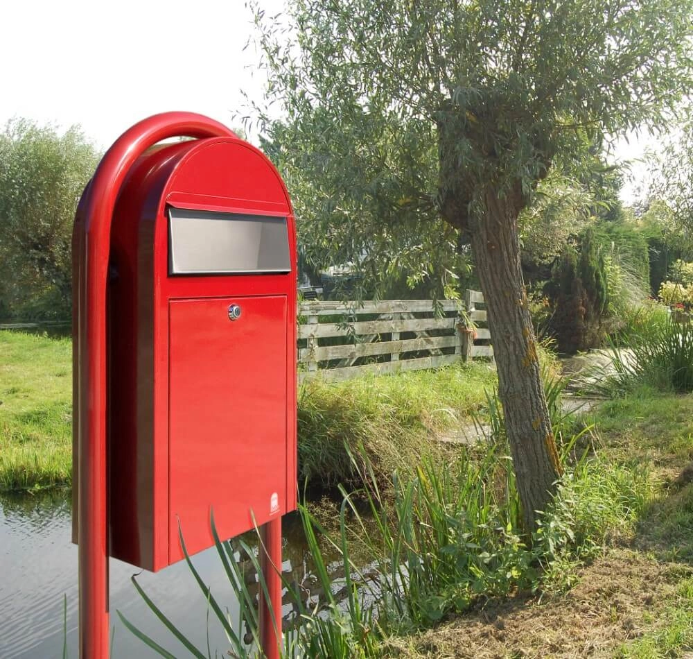 Mailbox Grande S 3001 i Bright red Bobi 6417237037220